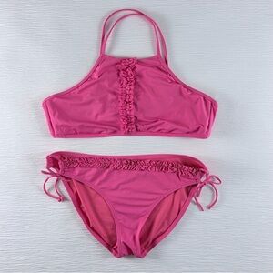 Women’s Reaction by Kenneth Cole Hot Pink Ruffle Bikini XL